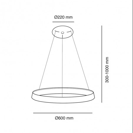 LED Ceiling Lamp Lizer (36W)