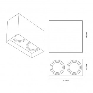 LAMPARA COLG LIZER 48W 3000K φ800x60 CAFÉ