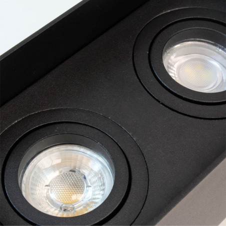 Surface spotlight Classic Black (2 lights)