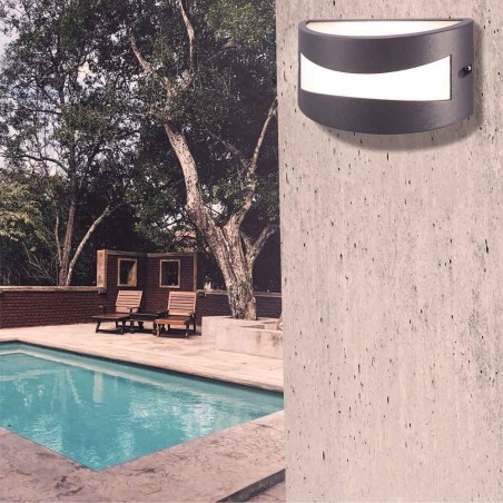 Aplique de exterior Basic Negro