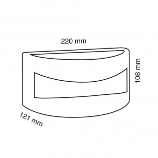 Outdoor Wall Lamp Basic Black