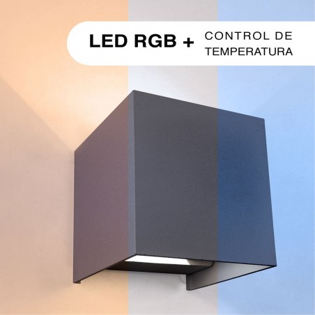 Aplique LED de exterior Leva Smart (2x10W)