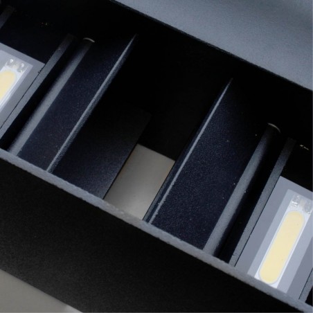 Aplique LED de exterior Leva II Antracita (4x5W)