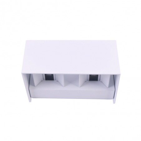 Aplique LED de exterior Leva II Blanco (4x5W)