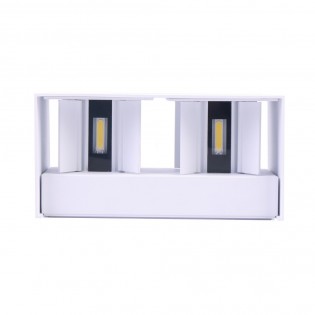 Aplique LED de exterior Leva II Blanco (4x5W)