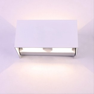 Aplique LED de exterior Leva II Blanco (4x5W)