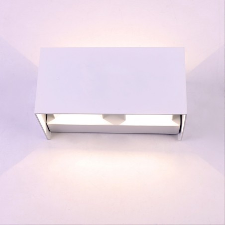 Aplique LED de exterior Leva II Blanco (4x5W)