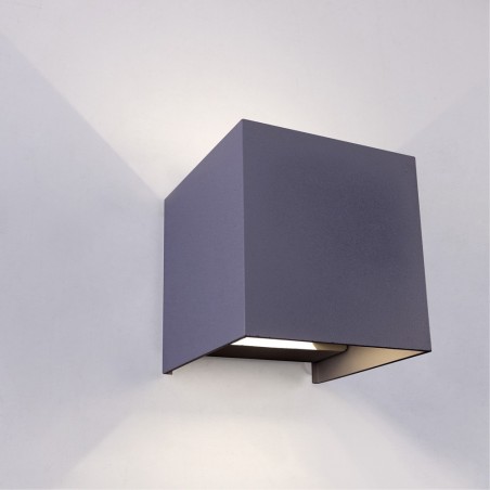 Aplique LED de exterior Leva Antracita (2x10W - 4000K)