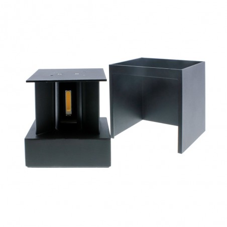 Aplique LED de exterior Leva Antracita (2x10W - 4000K)