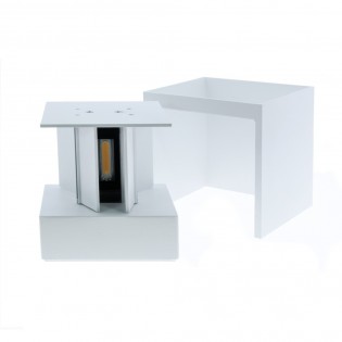 Aplique LED de exterior Leva Blanco (2x10W - 4000K)