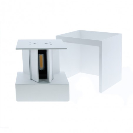 Aplique LED de exterior Leva Blanco (2x10W - 4000K)