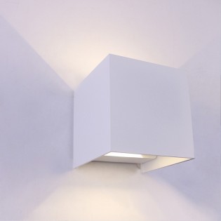 Aplique LED de exterior Leva Blanco (2x10W - 4000K)