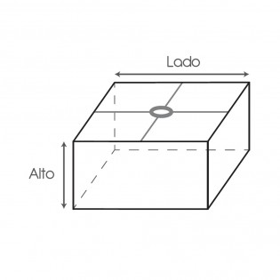 Custom lampshade Square
