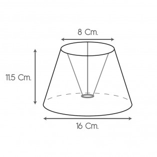 Custom lampshade Conical (Floor Lamp)