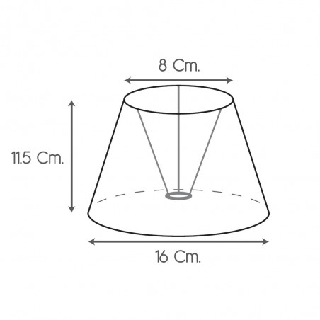 Custom lampshade Conical (Floor Lamp)