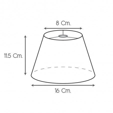 Custom lampshade Conical (Pendant)