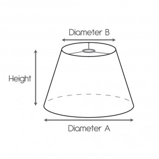 Custom lampshade Conical (Pendant)