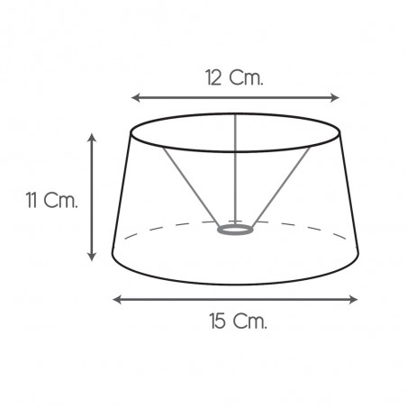 Custom lampshade Semiconical (Floor Lamp)