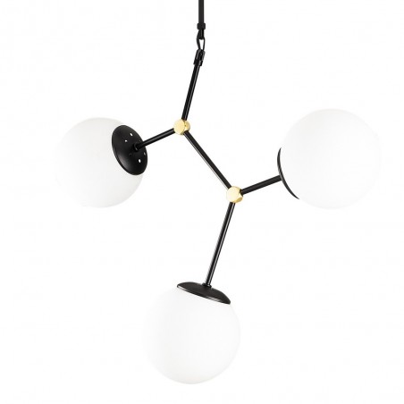 Ceiling Lamp Mulen Black (3 lights)