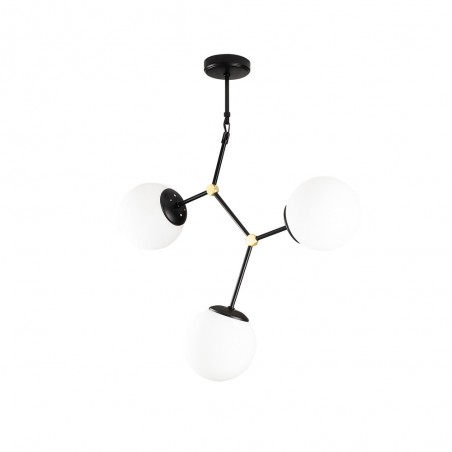 Lámpara de techo Mulen Negro (3 luces)