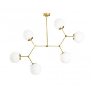 Lámpara colgante Mulen Oro (6 luces)