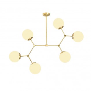 Lámpara colgante Mulen Oro (6 luces)