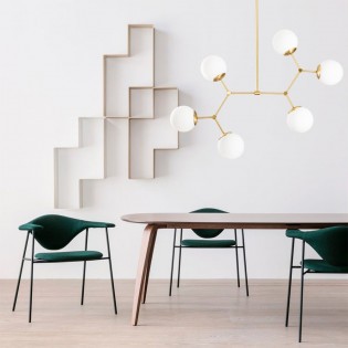 Lámpara colgante Mulen Oro (6 luces)