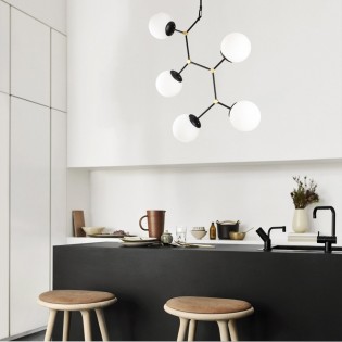 Pendant Lamp Mulen Black (5 lights)