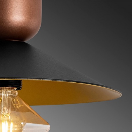 Ceiling Lamp 30 Black/Copper