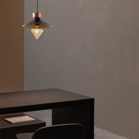 Ceiling Lamp 30 Black/Copper