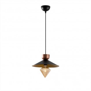 Lámpara de techo Dodo 30 Negro/Cobre