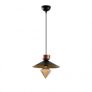 Lámpara de techo Dodo 30 Negro/Cobre