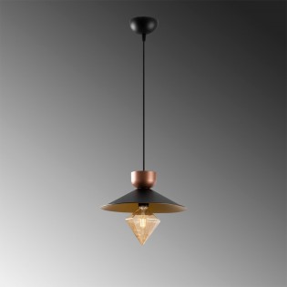 Ceiling Lamp 30 Black/Copper