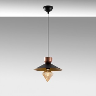 Ceiling Lamp 30 Black/Copper