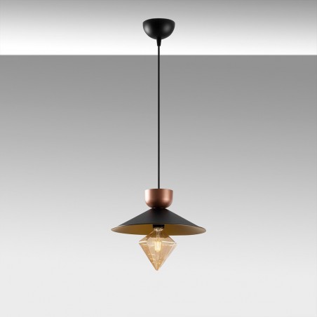 Ceiling Lamp 30 Black/Copper