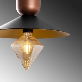 Ceiling Lamp 30 Black/Copper