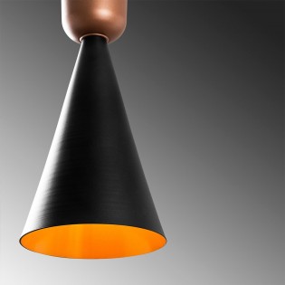 Ceiling Lamp Momo 19 Black/Copper