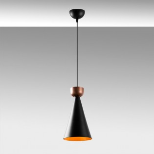 Ceiling Lamp Momo 19 Black/Copper