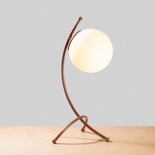 Lámpara de mesa Kelen Opal Cobre