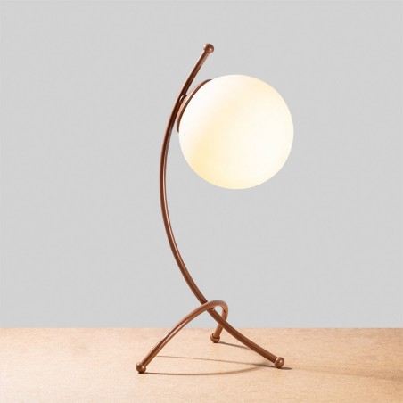 Lámpara de mesa Kelen Opal Cobre