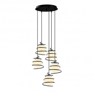 Lámpara colgante Galene (5 luces)