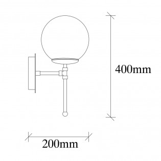 Wall Lamp Garet Gold