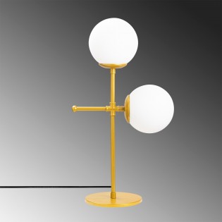 Lámpara de mesa Garet Oro (2 luces)