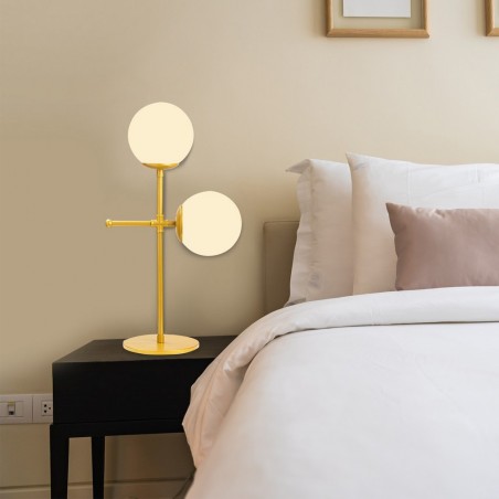 Table Lamp Garet Gold (2 lights)