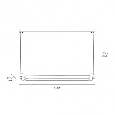LED Pendant Lamp Superbus (54W+2x5W)