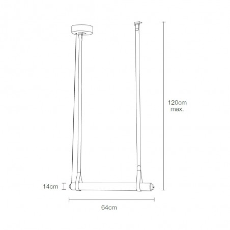 LED Pendant Lamp Teneria (40W)