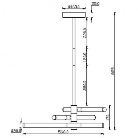 Lámpara colgante Led Axis (28W)