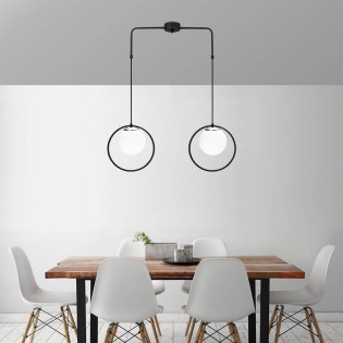 Lámpara colgante Escott II (2 luces)
