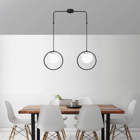 Lámpara colgante Escott II (2 luces)