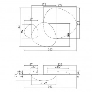Aplique de pared Led Jack-stone (8W)